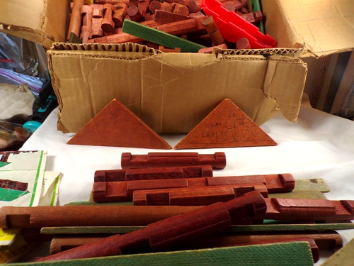 Playskool Lincoln Logs 246 Pieces 5 lbs Directions Vintage - Picture 12 of 17