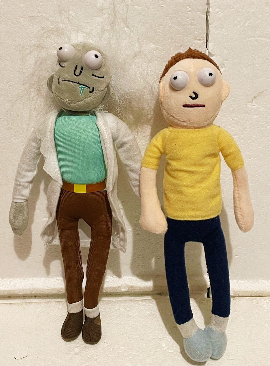 Rick And Morty Plush Toys (2015) Adult Swim 11” 10” Plush Jinx Toys VGC