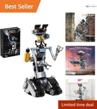 370 Pieces Building Set Plastic Johnny 5 Robot Action Toy Educational Gift