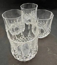 Cristal d'Arques Longchamp Double Old Fashion Glasses (set of 4)