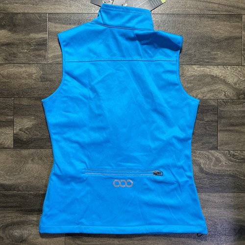 33,000ft Vest Women's Small Blue Waterproof Breathable Runnig Pockets Reflective - Picture 2 of 11
