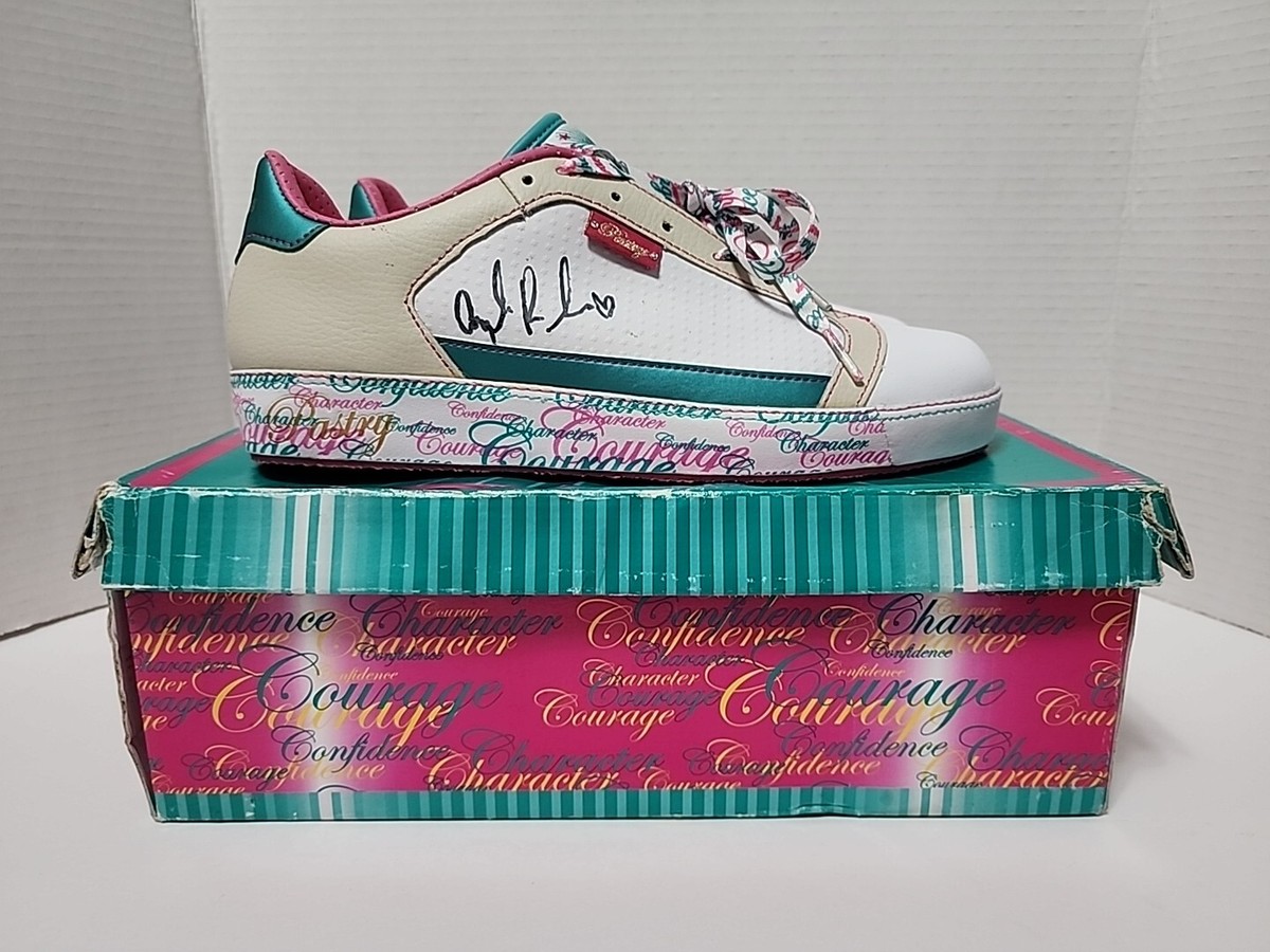 Pastry Sneakers Fab Cookie Sneaker Autographed by Angela and Vanessa Simons 