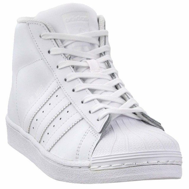 all white high top adidas