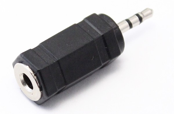 Audio Adapter Stereo Klinke, Klinkenstecker 2,5 Mm Auf Klinken-Buchse 3,5 Mm-image