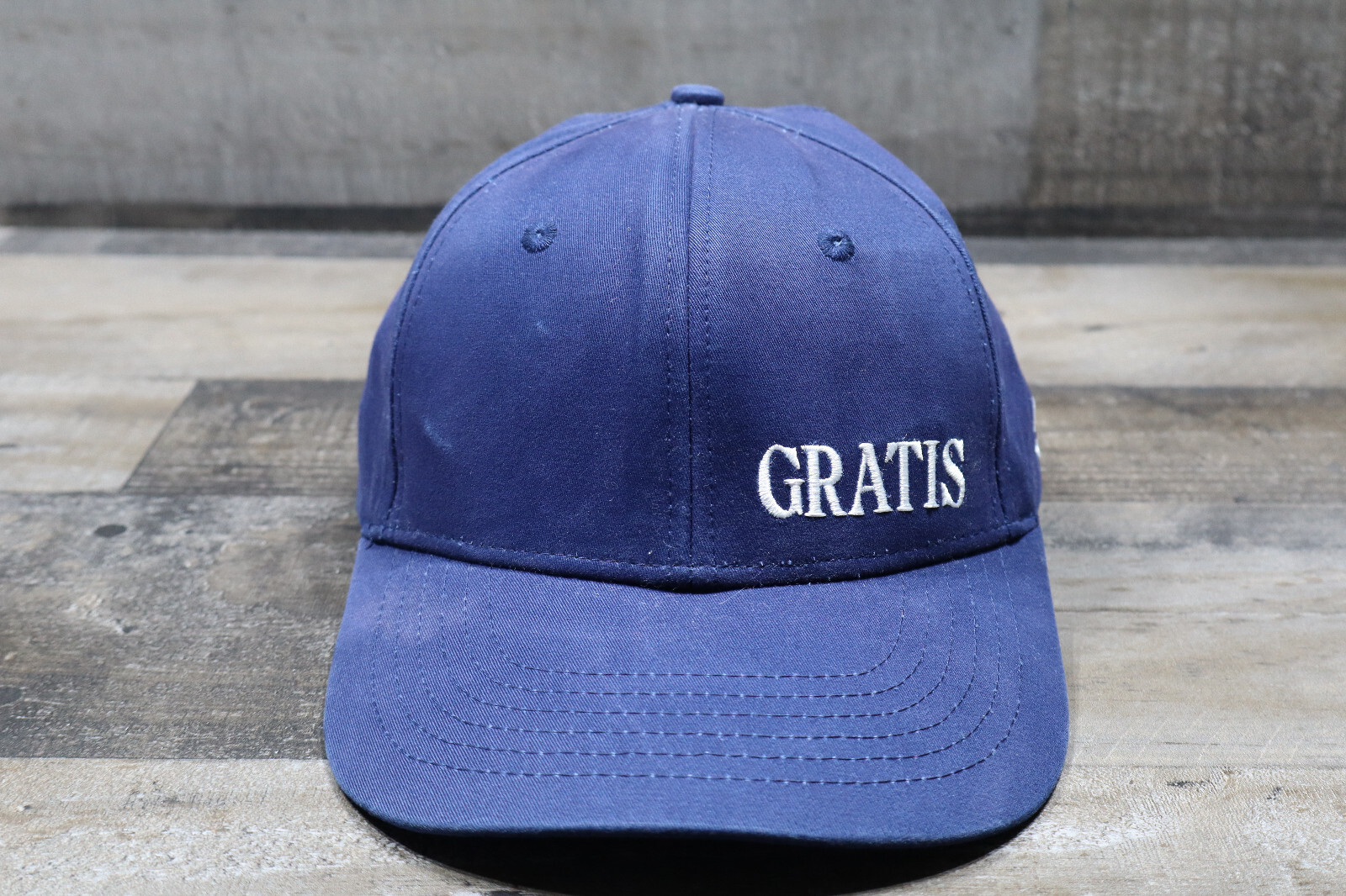 Outsider Super 300 Gratis Snap Back Dad Hat Cap Men Blue White Adjustable Casual