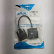 Active DVI-D to VGA Adapter, Benfei DVI-D 24 1 to VGA Male To Female Adapter