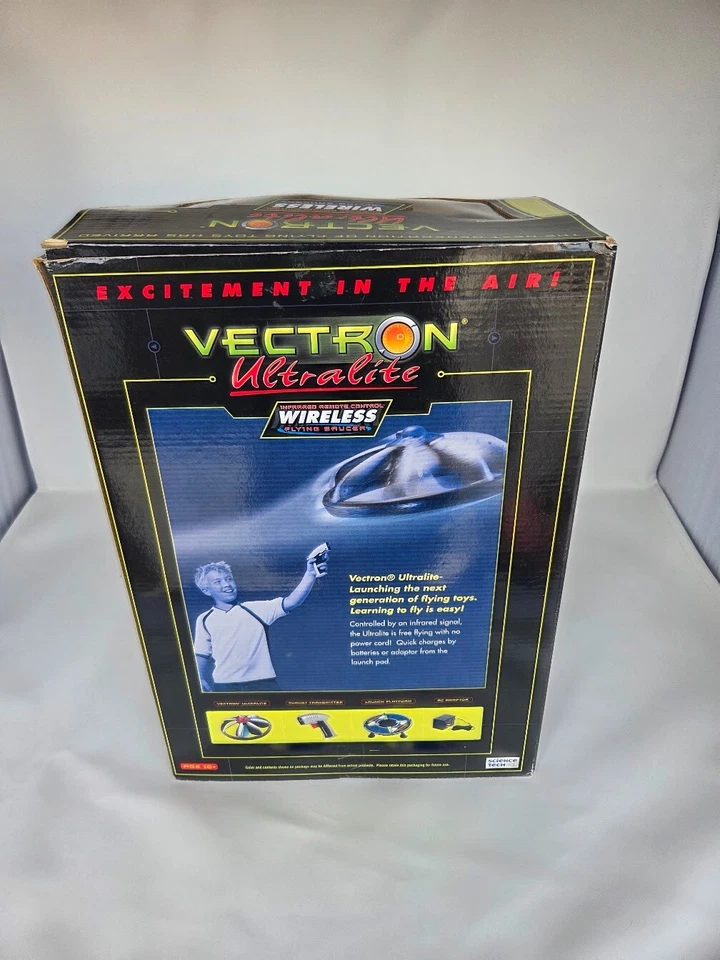 Vectron Ultralite Wireless Flying Saucer Infrared Remote Control Science Toy - Image 4 of 4