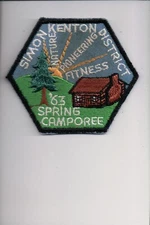 1963 Simon Kenton District Spring Camporee patch