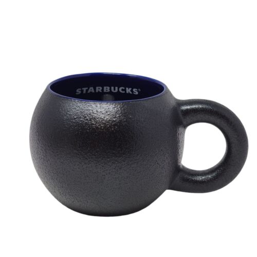 Starbucks Halloween Cauldron Mug Witchy Black Purple 2020 Textured Round New - Picture 2 of 8