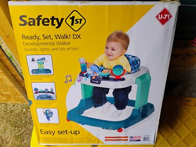 Safety 1ST Ready, Set, Walk! DX Developmental Walker Sounds, Lights,  U - 71 