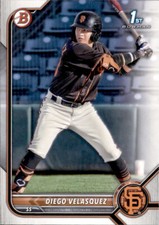 2022 BOWMAN PROSPECT 1ST SAN FRANCISCO GIANTS - DIEGO VELASQUEZ #BP-110