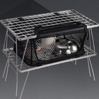  Camping Accessories Cookware Storage Mesh Bag Tote Bags Travel