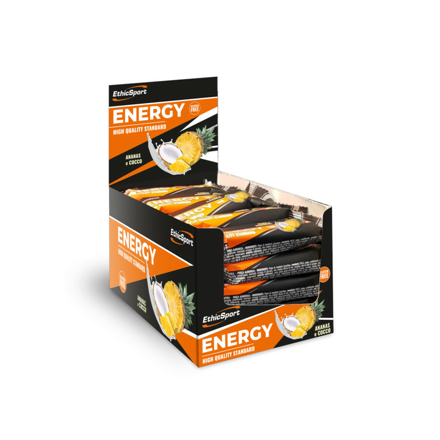 Box 25 Barrette EthicSport Energy Ananas e Cocco | Energia Sportiva