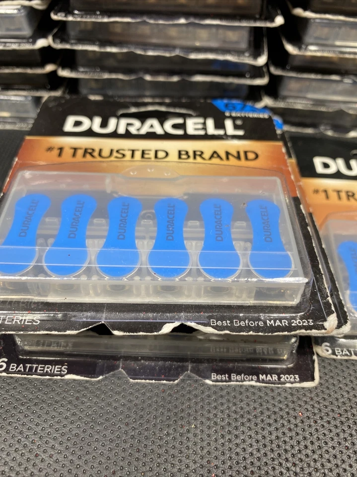 Lote de 70 - Pilas para audífonos Duracell 675 6 paquetes - BB 3/16 - 3/24 LEER Foto 3 de 4
