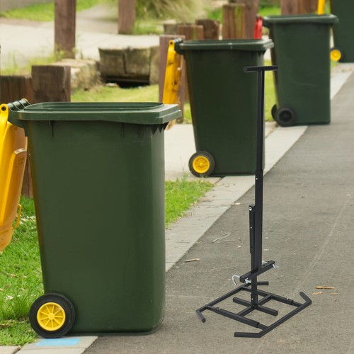 Manual Trash Compactor For Wheelie Bin Rubbish Can Adjustable Garbage Compressor - Picture 7 of 22