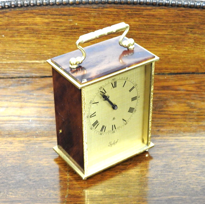 Collectible ImHof Swiss Vintage Carriage Clock-8-Day Mechanical