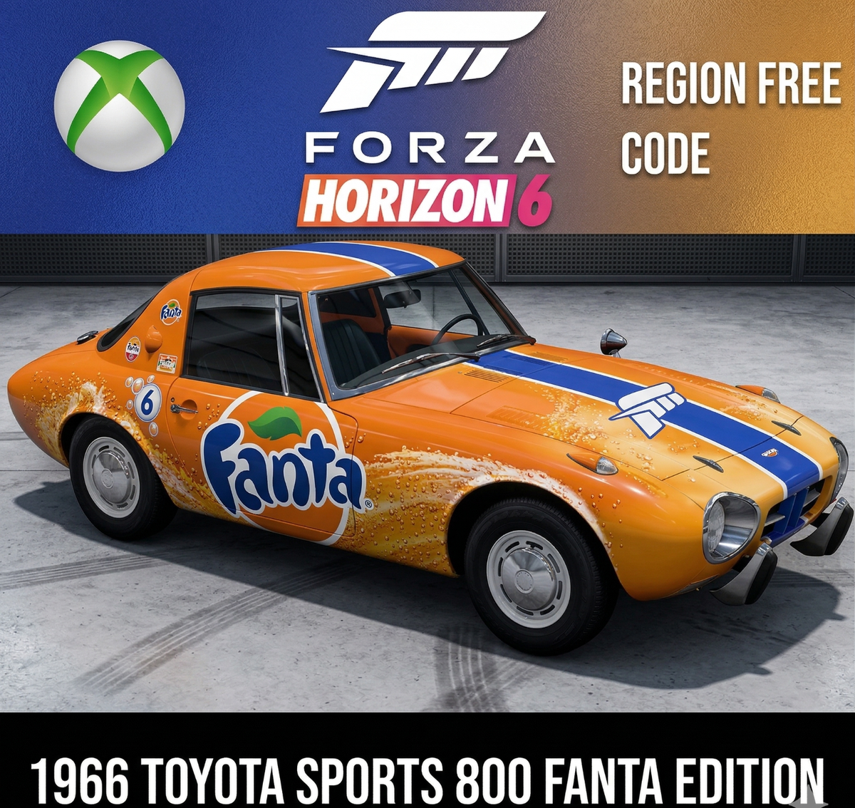 Forza Horizon 6: 1966 Toyota Sports 800 Fanta Edition Global Xbox
