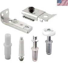 Complete Bi-Fold Door Hardware Kit: Supports 50 lbs! Zinc & Metal Construction