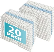 20 Pieces of mop Cloth Replacement, Suitable for VacMop