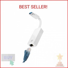 TP-Link USB to Ethernet Adapter, Foldable USB 3.0 to 10/100/1000 Gigabit Etherne