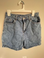 Blue Denim Shorts Size M Vintage