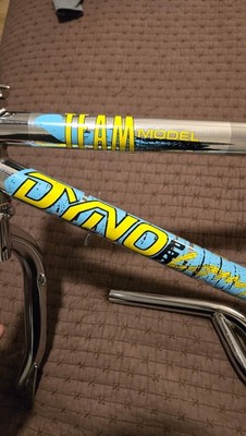 OldSchool BMX DYNO PRO COMPE 4/87 OG Chrome Rare DYNO TEAM MODEL