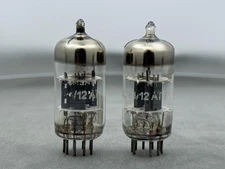 Matched Pair Siemens ECC81 12AT7 Tubes 1963 Siemens-Halske Germany Amplitrex