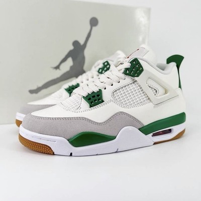 Nike Air Jordan 4 ''Pine Green'' Men's Retro Mid Top Basketball Shoes