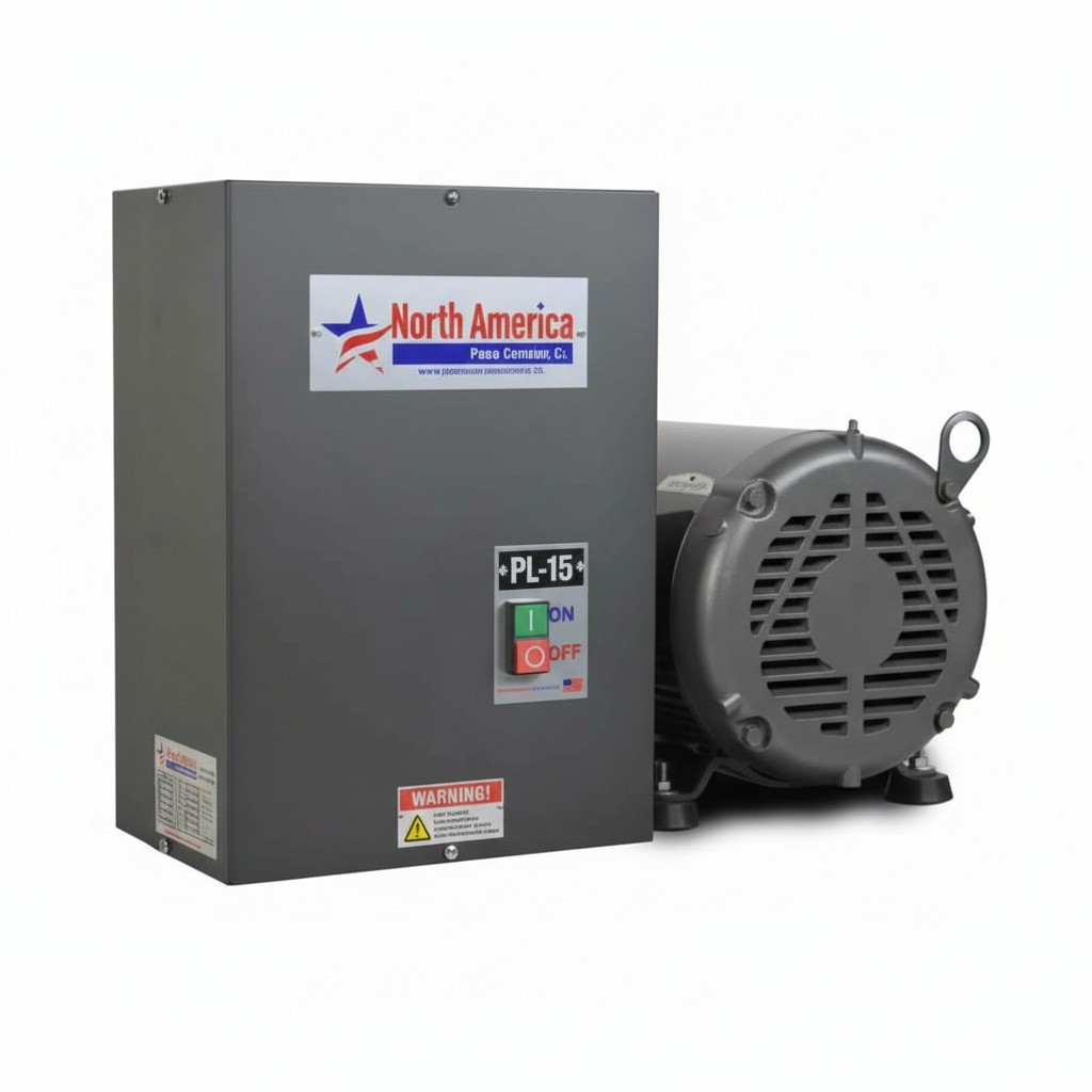 PL-15 Pro-Line 15HP Rotary Phase Converter - Built-In Starter, Made In USA