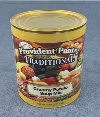 Provident Pantry Creamy Potato Soup Mix Can Emergency Food Storage 4lbs