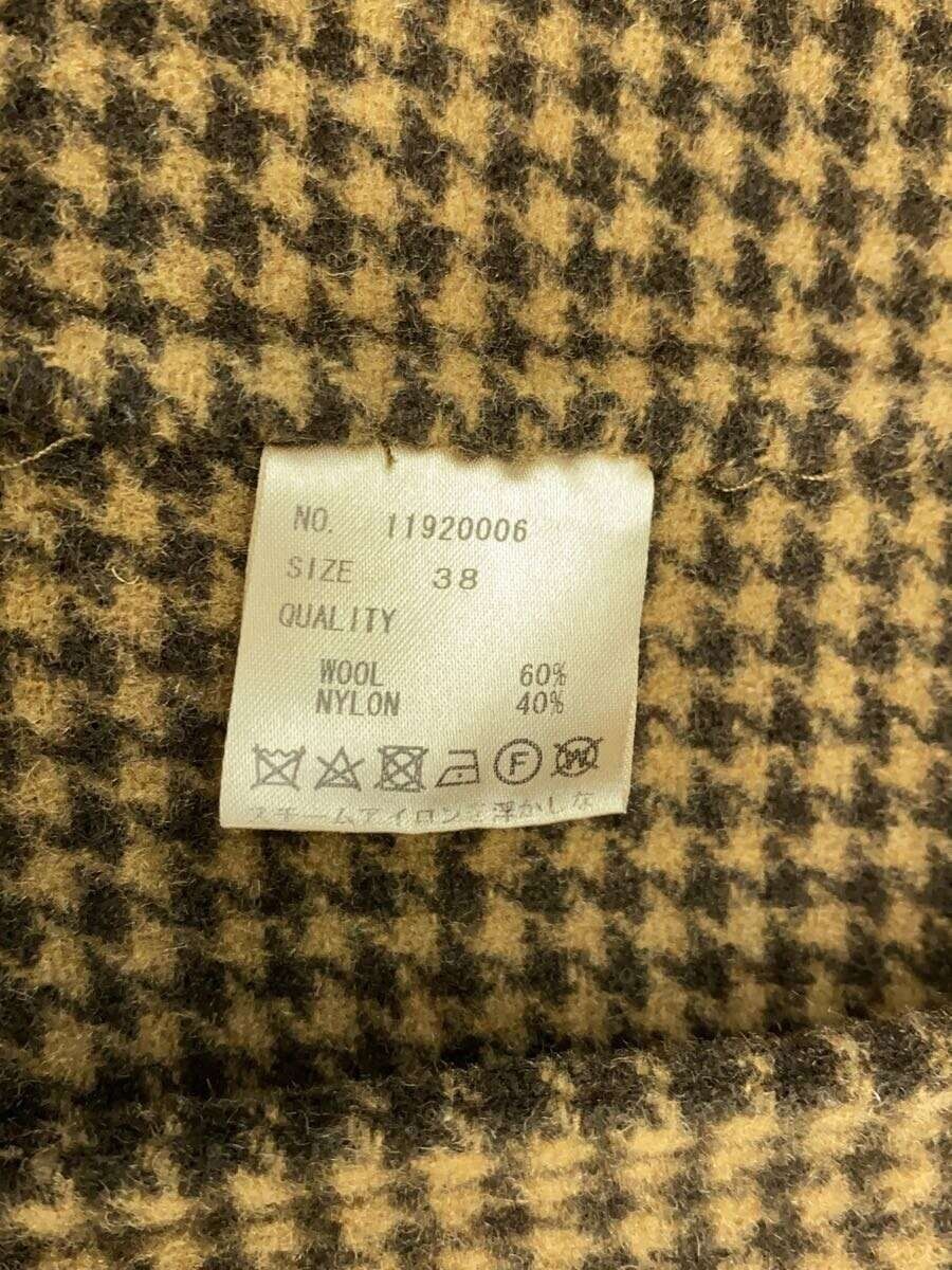 ALTRA Cappotto Life's Other Over Check 38 lana marrone pied de poule 11920006