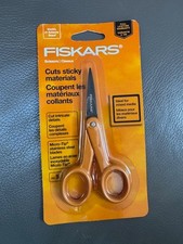 NEW Fiskars Scissors  5 Cuts Sticky Materials Cut Intricate Details micro tip