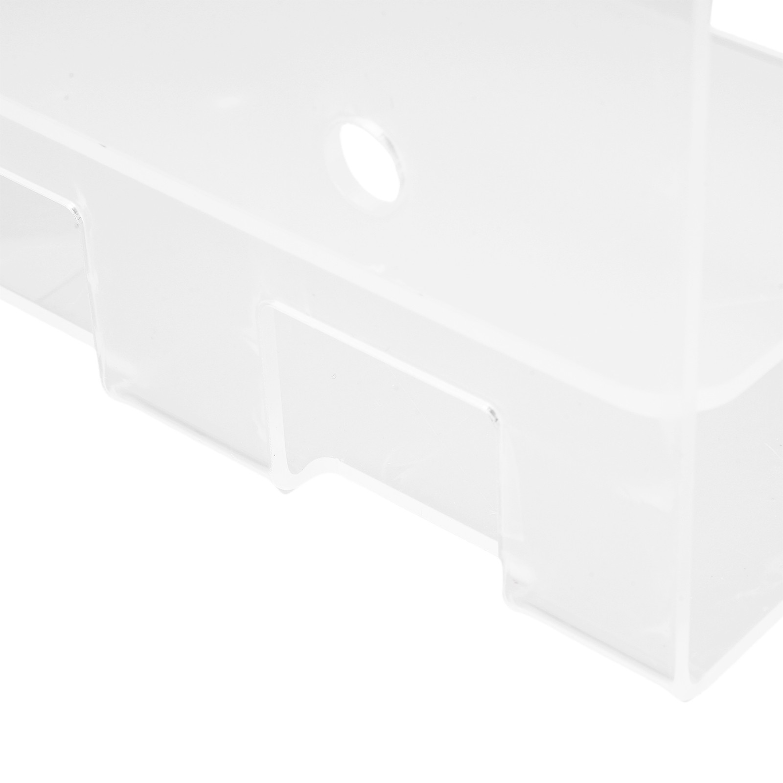 Adhesive Toothbrush Holder Wall Mounted Acrylic Toothbrush Storage Organizer Wit