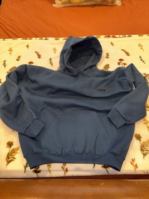 Vintage Discus Athletic Hoodie Sweatshirt Mens Large Blue USA MADE!!! 