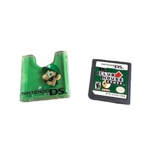Club House Games Nintendo DS NTR-ATDE-USA with Hori Luigi Green Case Cartridge