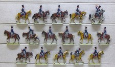 16 Zinnfiguren Preussen Husaren Kavallerie Napoleon 30mm bemalt