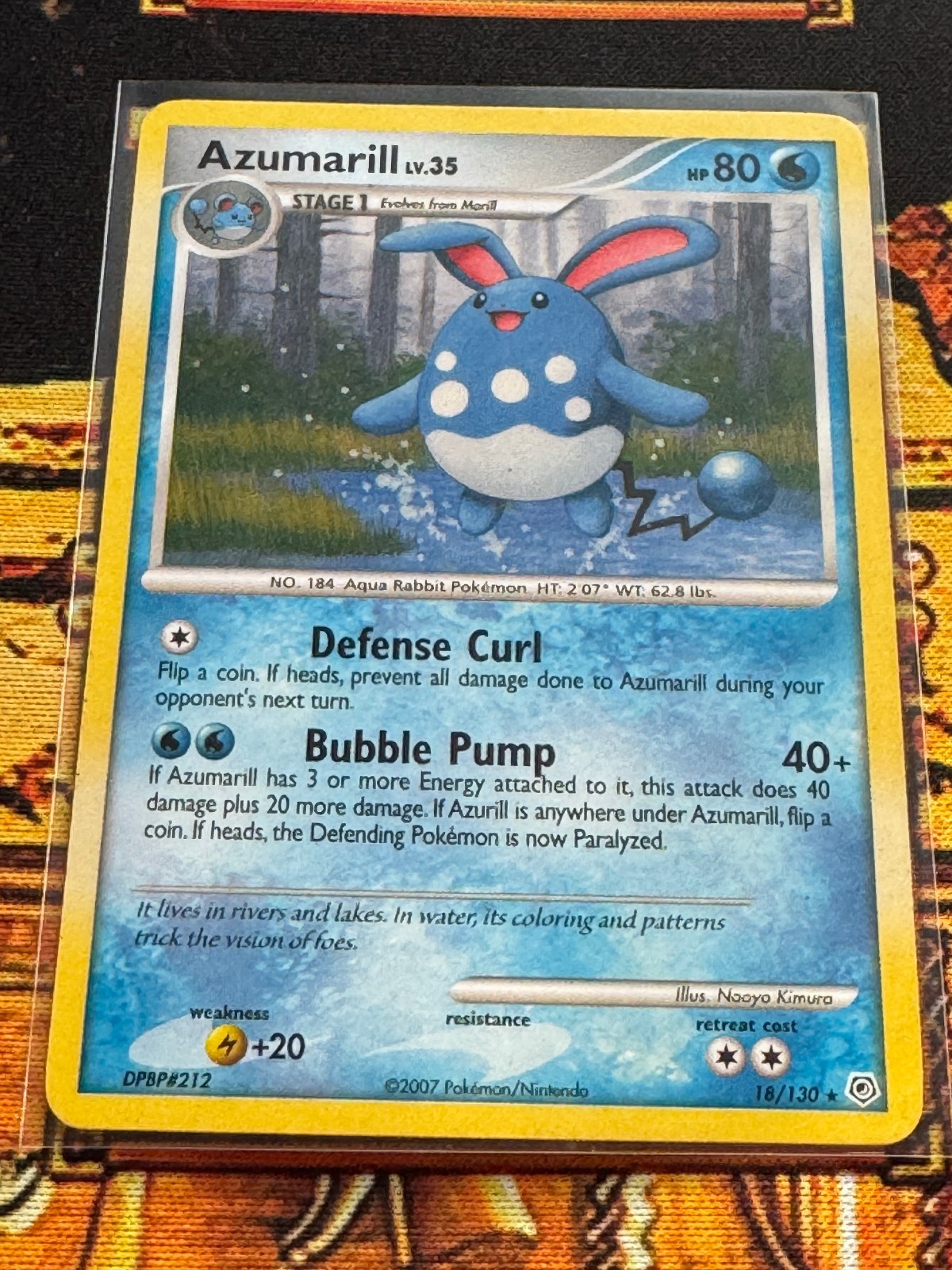 Azumarill 18/130 Diamond and Pearl Regular