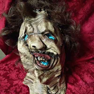 Leatherface Latex Mask Texas Chainsaw Massacre Halloween New Line Prod