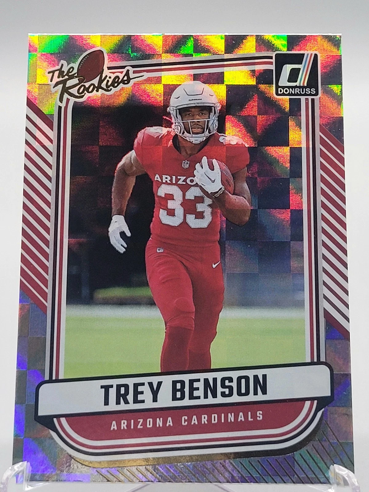 2024 PANINI DONRUSS TREY BENSON THE ROOKIES FOOTBALL CARD CARDINALS NFL topps