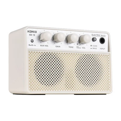KOKKO KB-10, 10W Small Electric Bass Amp Portable Bass Practice Speaker