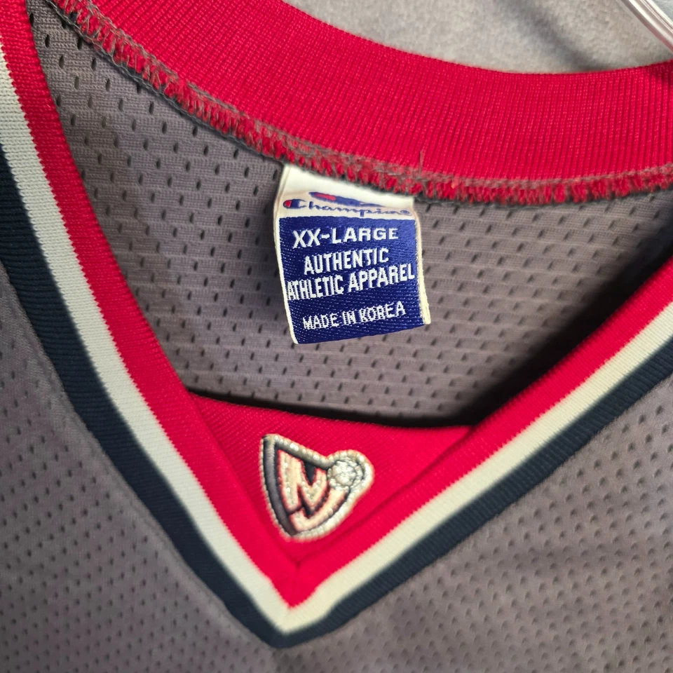 Vintage Champion Authentic New Jersey Nets Stephon Marbury 33 Jersey 52 2XL Sewn - Image 3 of 4