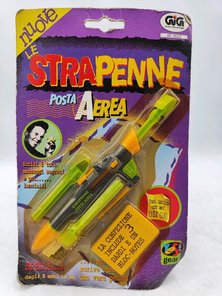 Strapenne Power Penz GiG Yes Gear Vintage Posta Aerea Secret Message Notes Rare