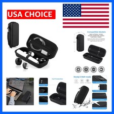 Compact Electric Toothbrush Travel Case - Includes Mesh Pocket 2 Head Covers