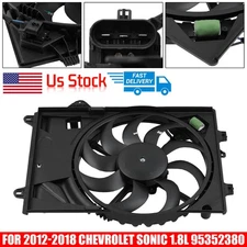 Engine Radiator AC Cooling Fan Assembly For 2012-2018 Chevrolet Sonic L4 1.8L