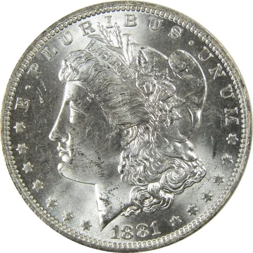 1881 O Morgan Silver Dollar Uncirculated Mint State $1 Coin SKU:I24536