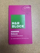 H&R Block 2024 Deluxe Federal Only Key Card Brand New 1433606-24 
