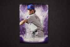 #89 Yu Darvish Texas Rangers 2015 Topps Triple Threads Amethyst /354