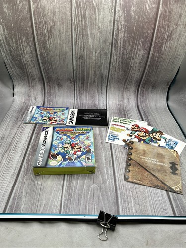Mario And Luigi Superstar Saga (SOLO scatola e manuali autentici Nintendo!!! No GIOCO