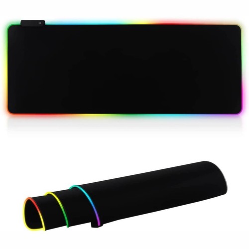 RGB Gaming Mousepad – XXL 900×400 mm | 14 RGB-Modi | Rutschfest | DE Versand - Bild 4 von 9