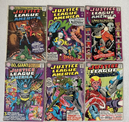 JUSTICE LEAGUE OF AMERICA 6 Issue Lot CRISIS Between Earth 1 & 2 JUSTICE SOCIETY